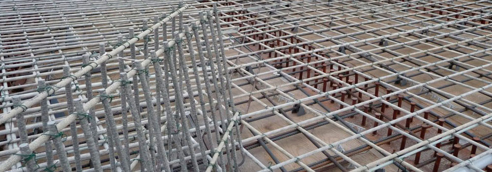 Armado de losa con Varilla de Fibra de Vidrio